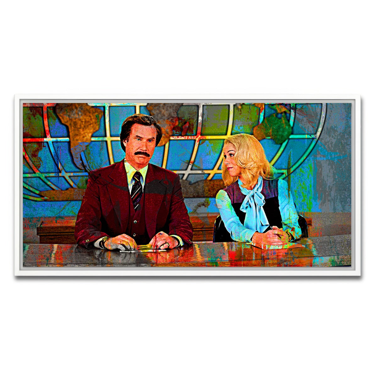 AUTO-MOCKUP WHITE | Ron & Veronica | 1 Piece | White Framed Canvas | group=2x1