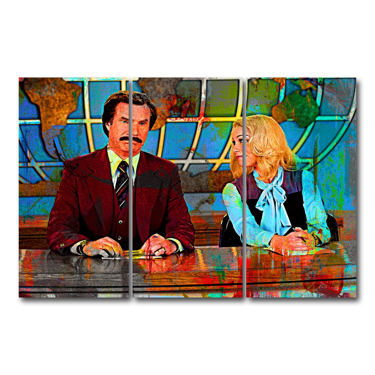 AUTO-MOCKUP WHITE | Ron & Veronica | 3 Piece | Gallery Wrap Canvas | group=12x24