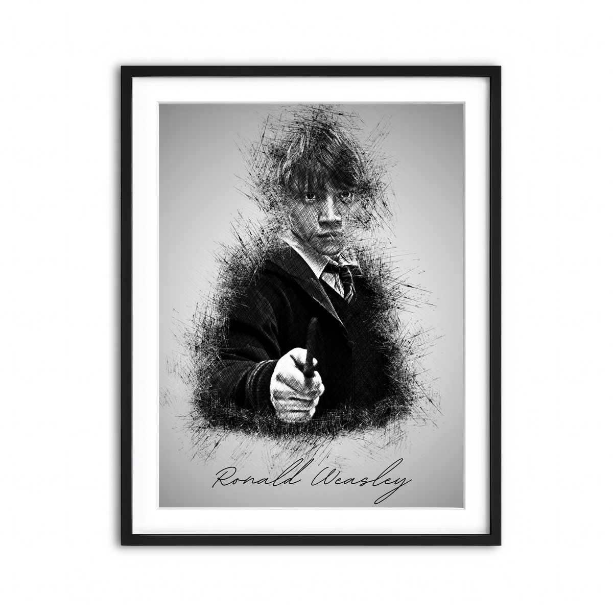 Framed Print 3x4 Black