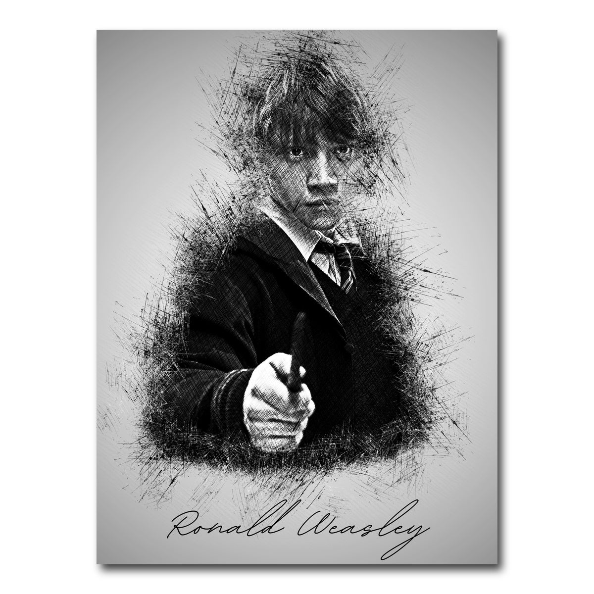 AUTO-MOCKUP WHITE | Ronald Weasley | 1 Piece | Gallery Wrap Canvas | group=3x4