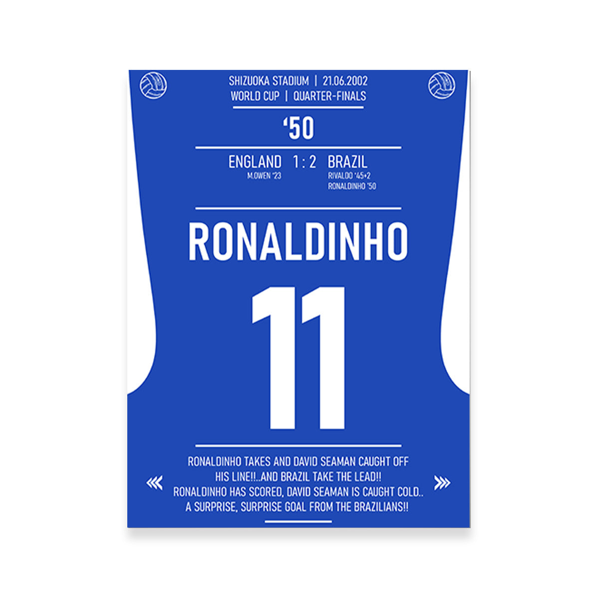 Ronaldinho Brazil Wall Art