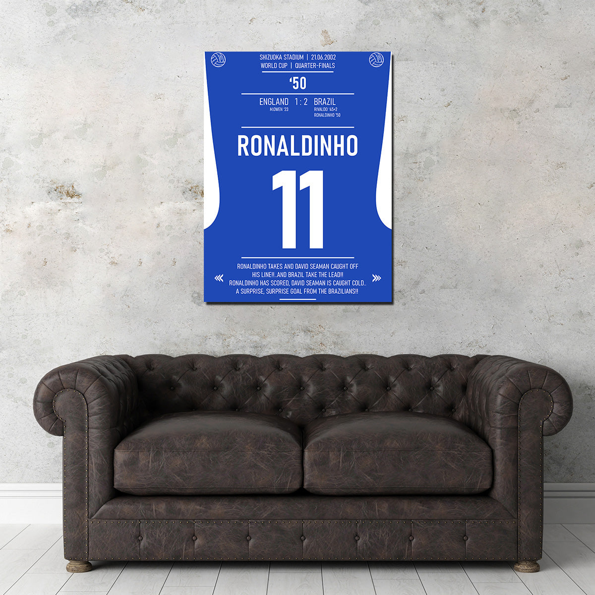 Ronaldinho Brazil Wall Art