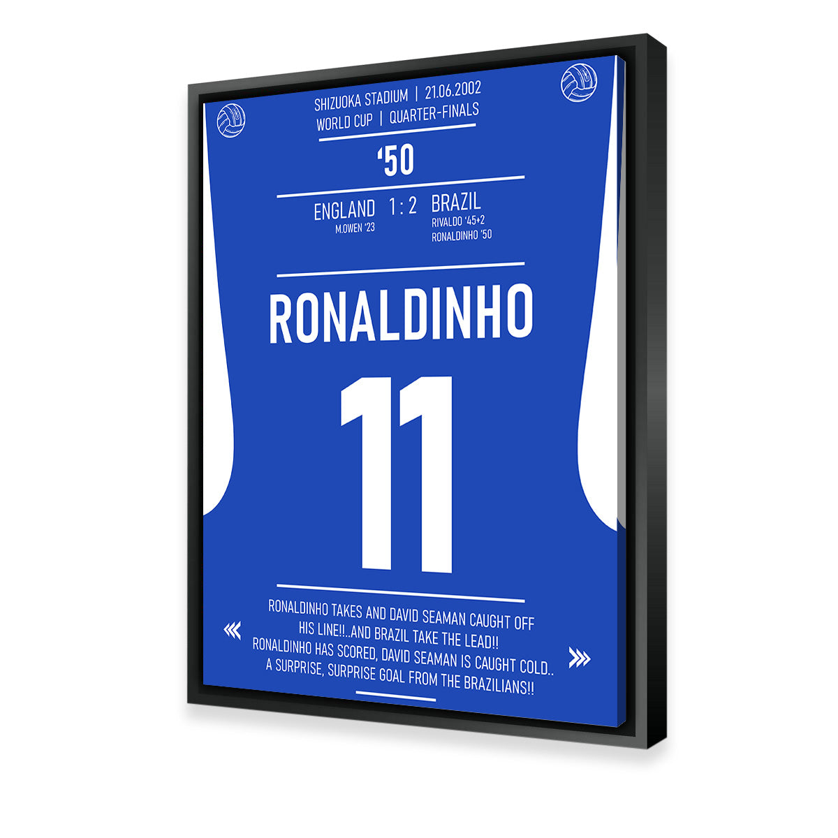 Ronaldinho Brazil Wall Art