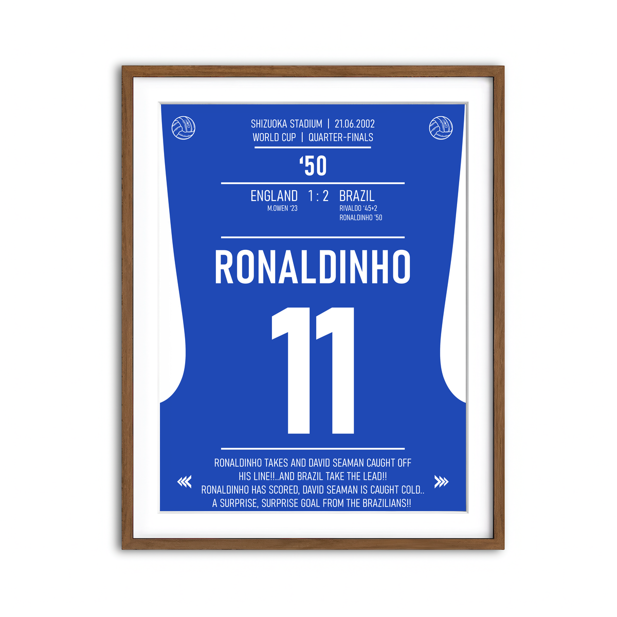 Framed Print 3x4 Walnut