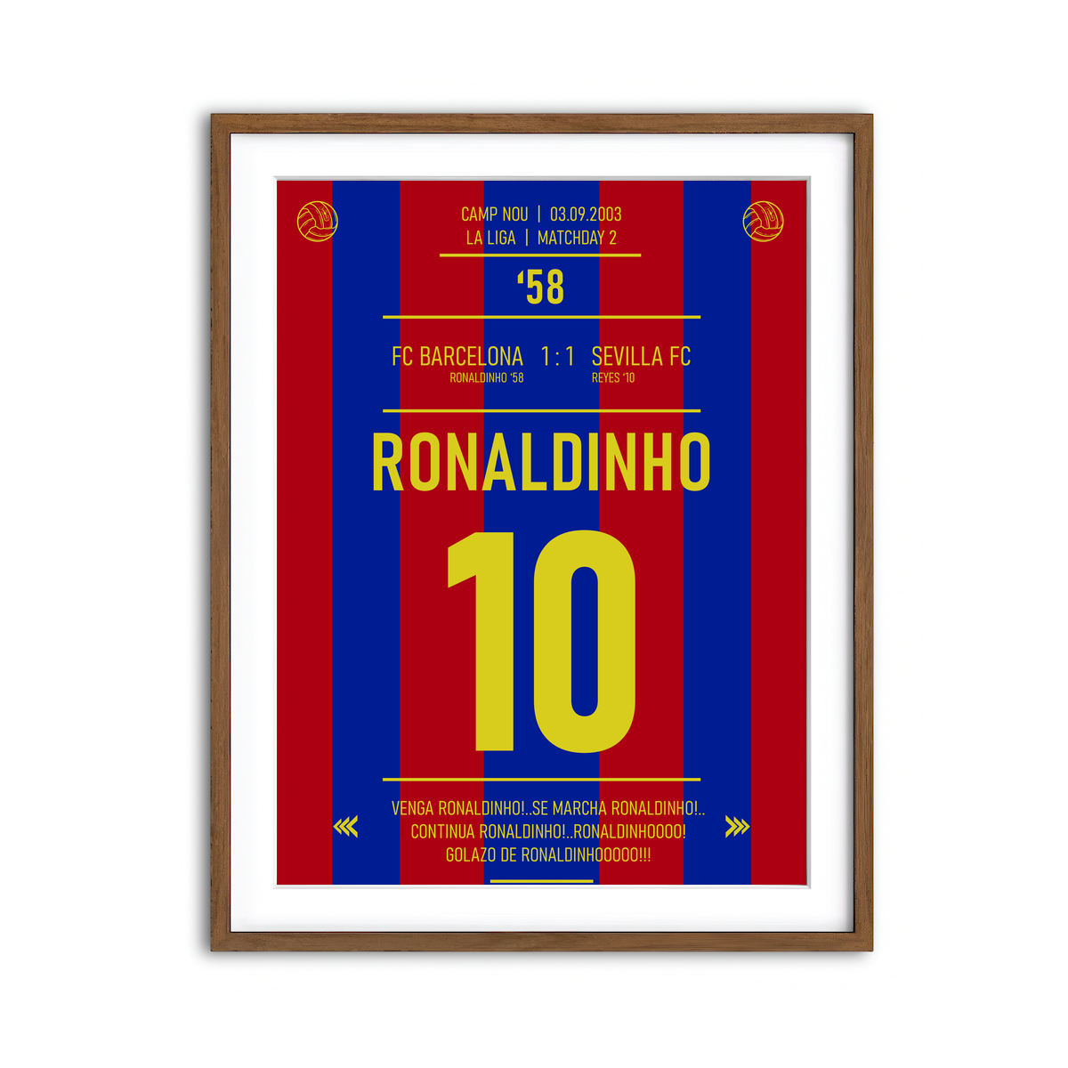 Framed Print 3x4 Walnut