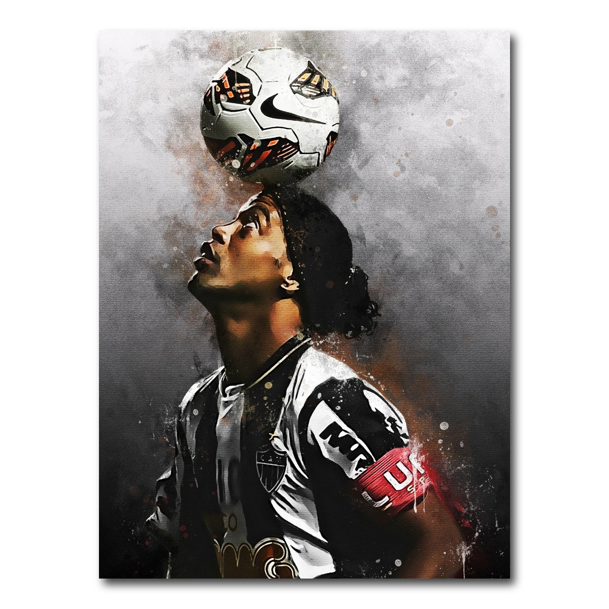 AUTO-MOCKUP WHITE | Ronaldinho | 1 Piece | Gallery Wrap Canvas | group=3x4