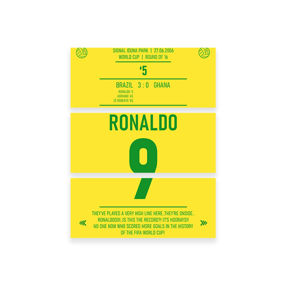 Ronaldo Jersey Wall Art