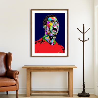 AUTO-MOCKUP ROOM | Ronaldo Abstract Wall Art