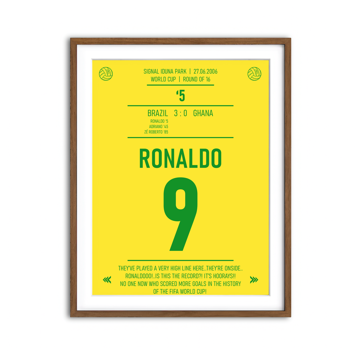 Framed Print 3x4 Walnut