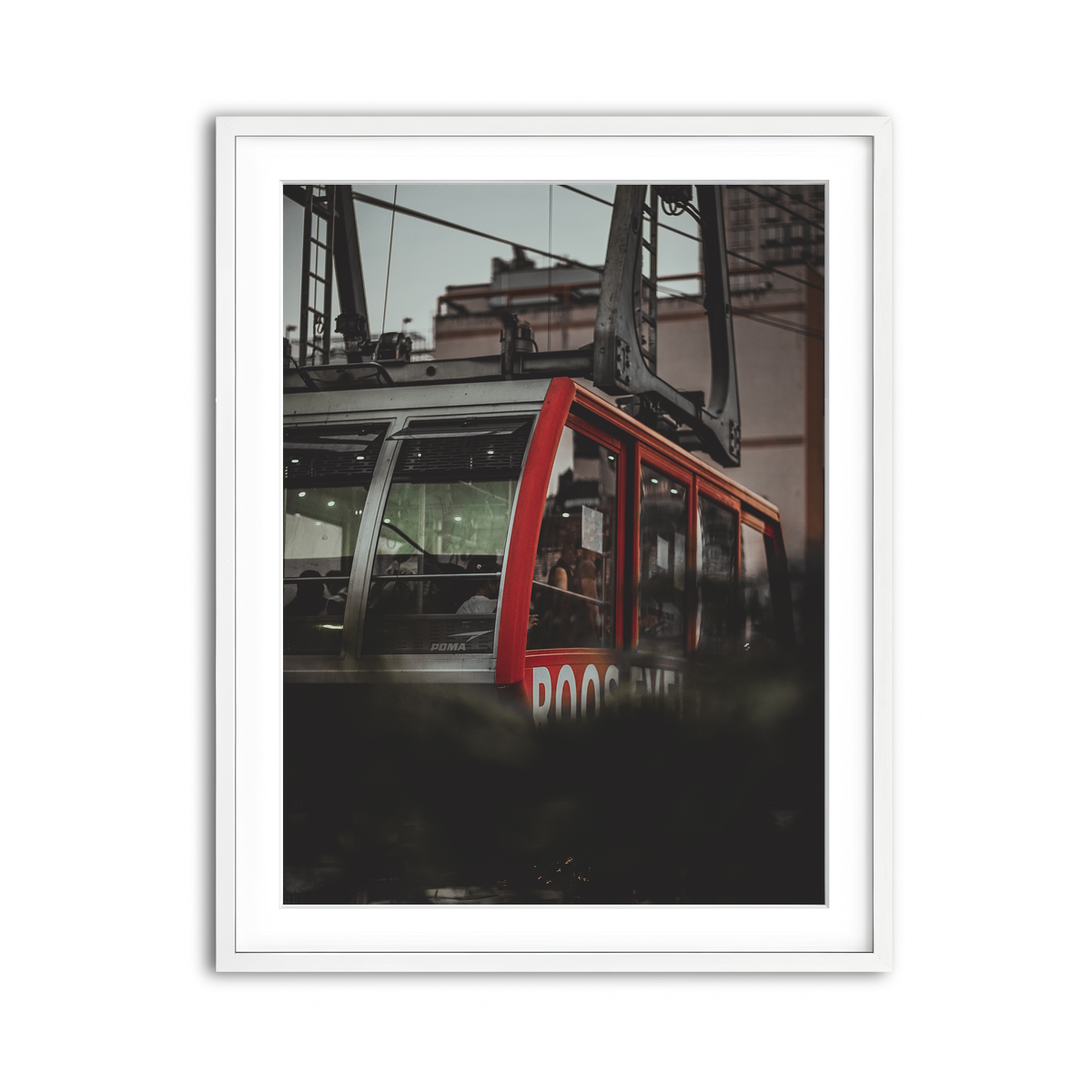 Framed Print 3x4 White