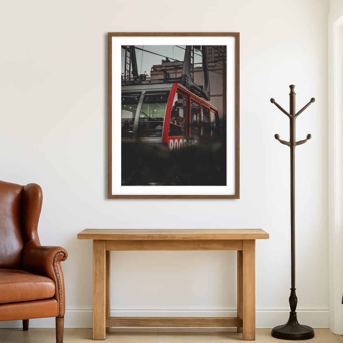 AUTO-MOCKUP ROOM | Roosevelt Island Tram Wall Art