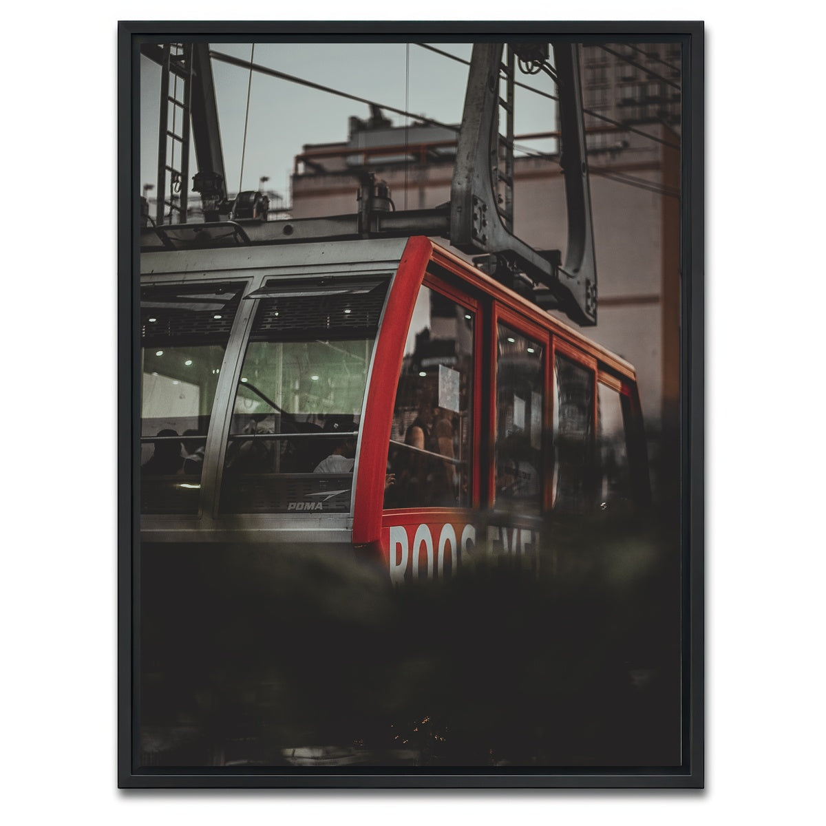 AUTO-MOCKUP WHITE | Roosevelt Island Tram | 1 Piece | Black Framed Canvas | group=3x4