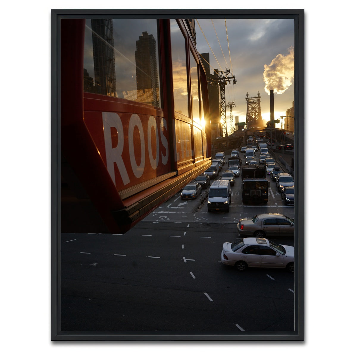AUTO-MOCKUP WHITE | Roosevelt Tramway | 1 Piece | Black Framed Canvas | group=3x4