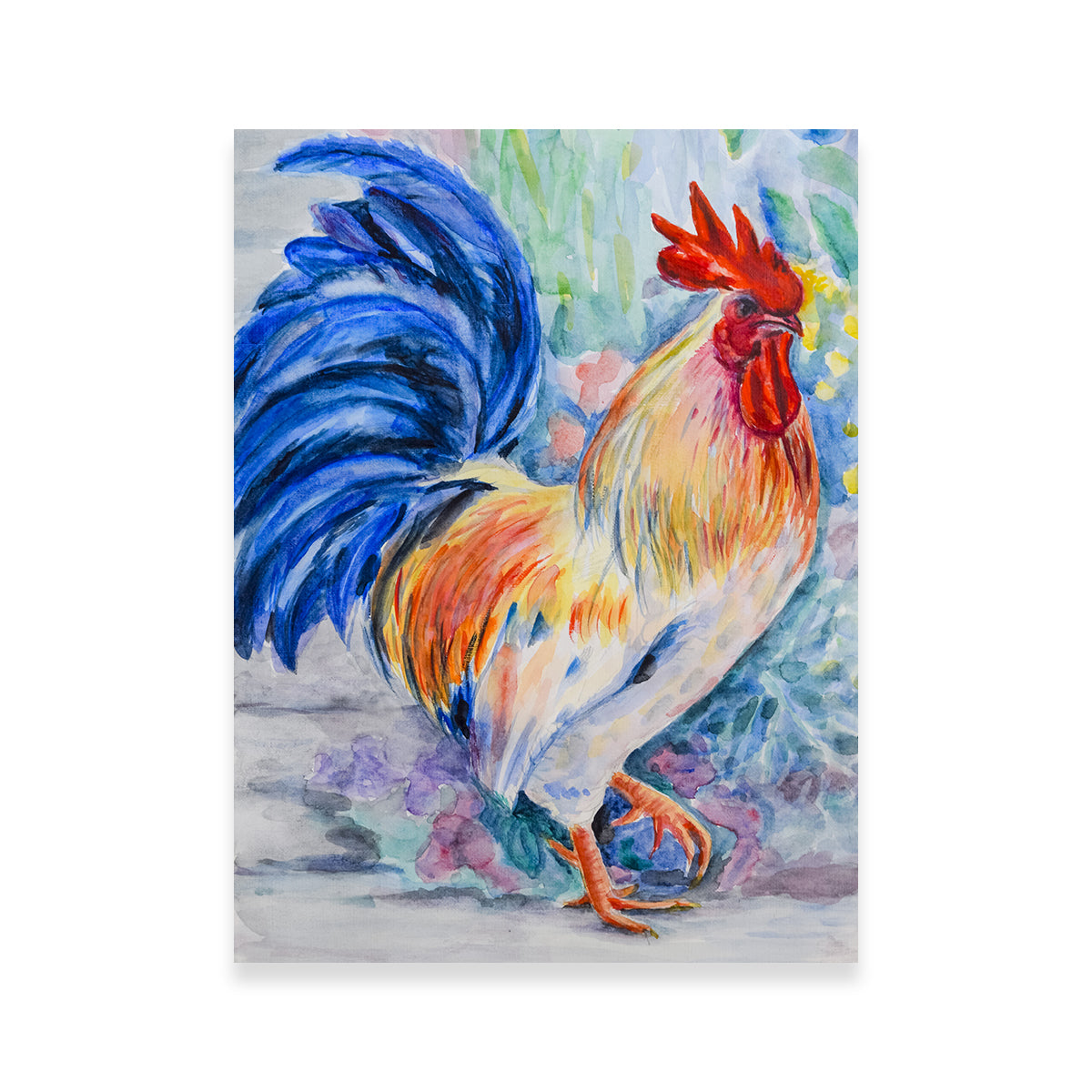 Rooster Painting Wall Art