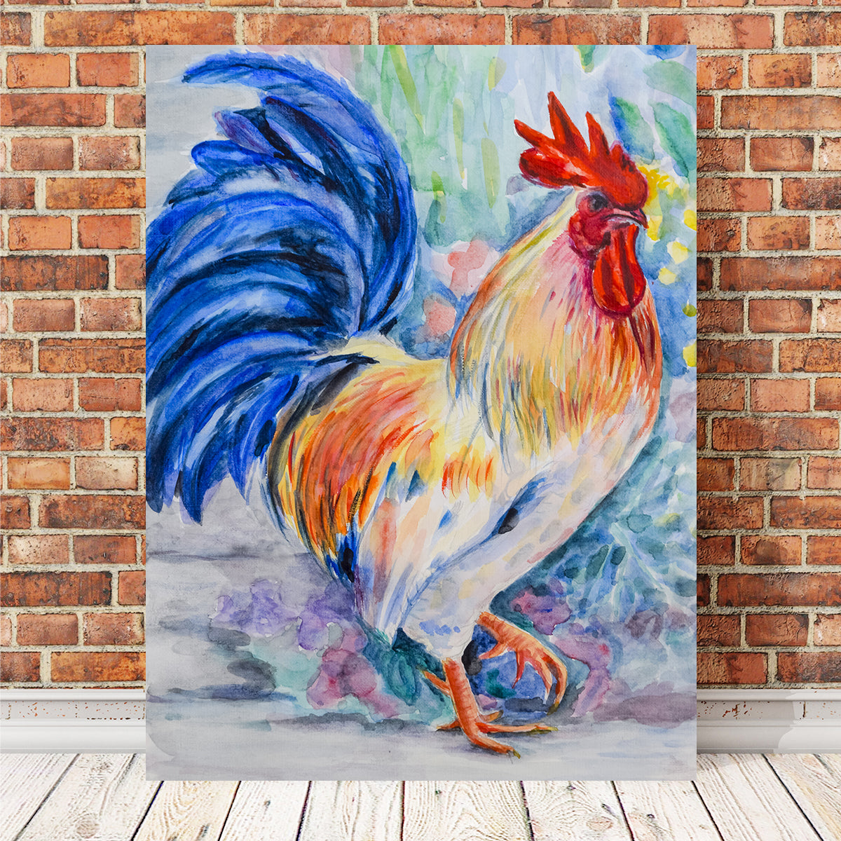 Rooster Painting Wall Art