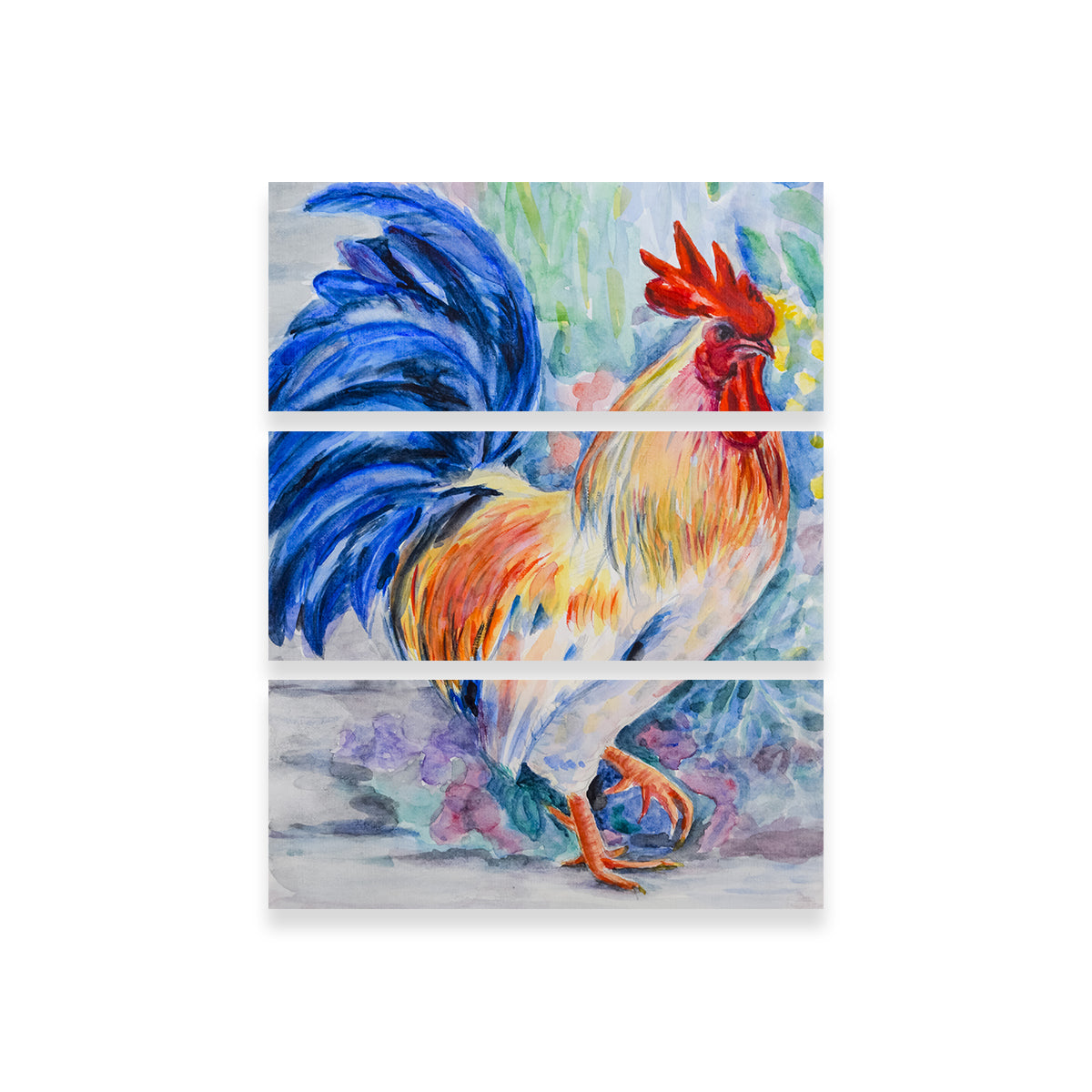 Rooster Painting Wall Art