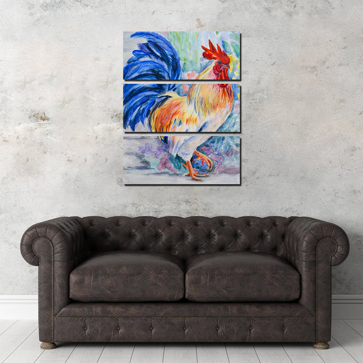 Rooster Painting Wall Art