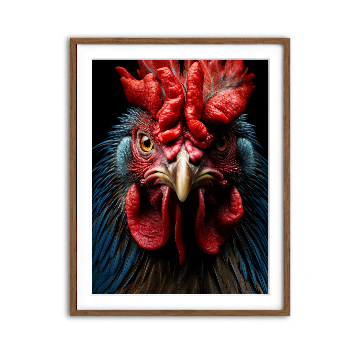 Framed Print 3x4 Walnut