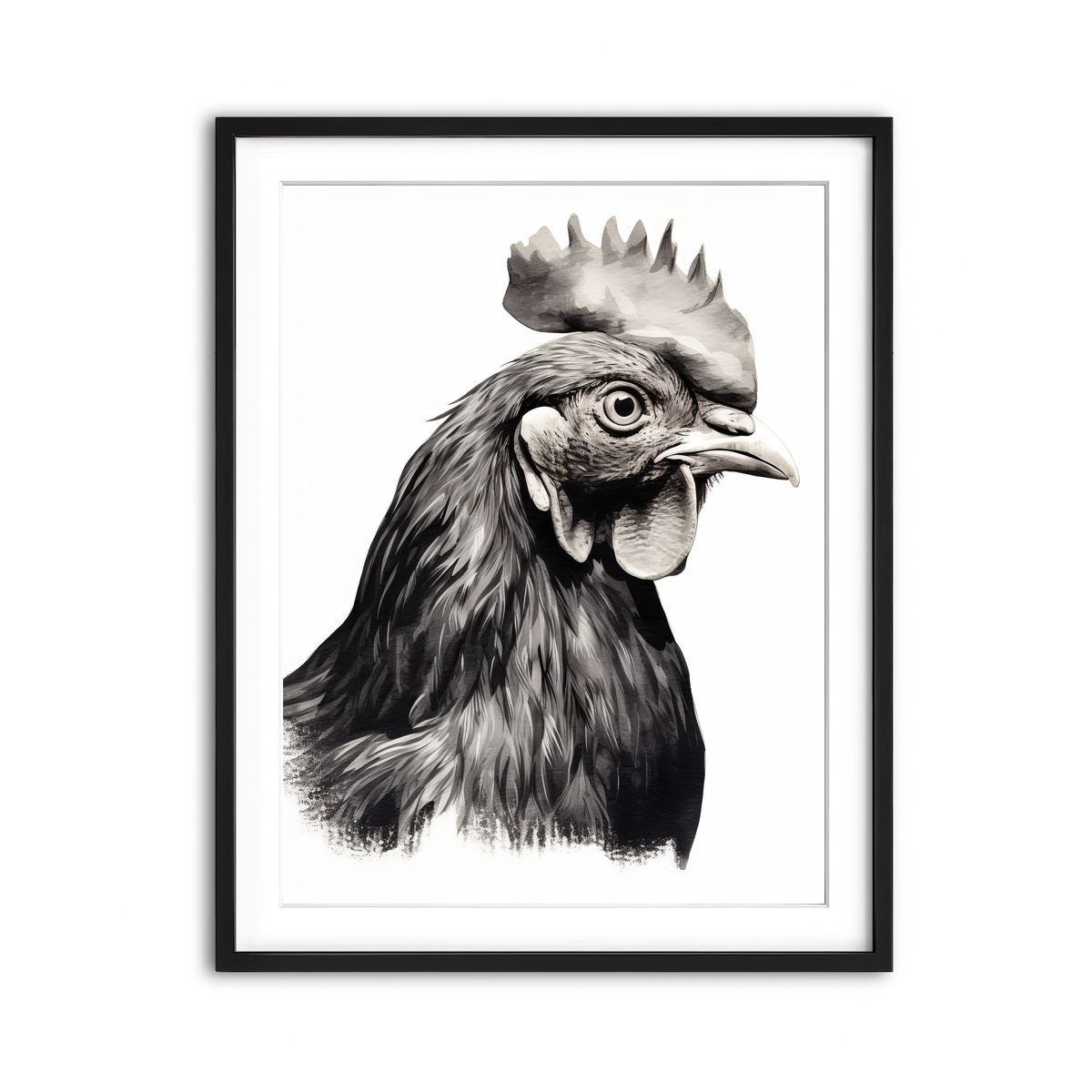 Framed Print 3x4 Black