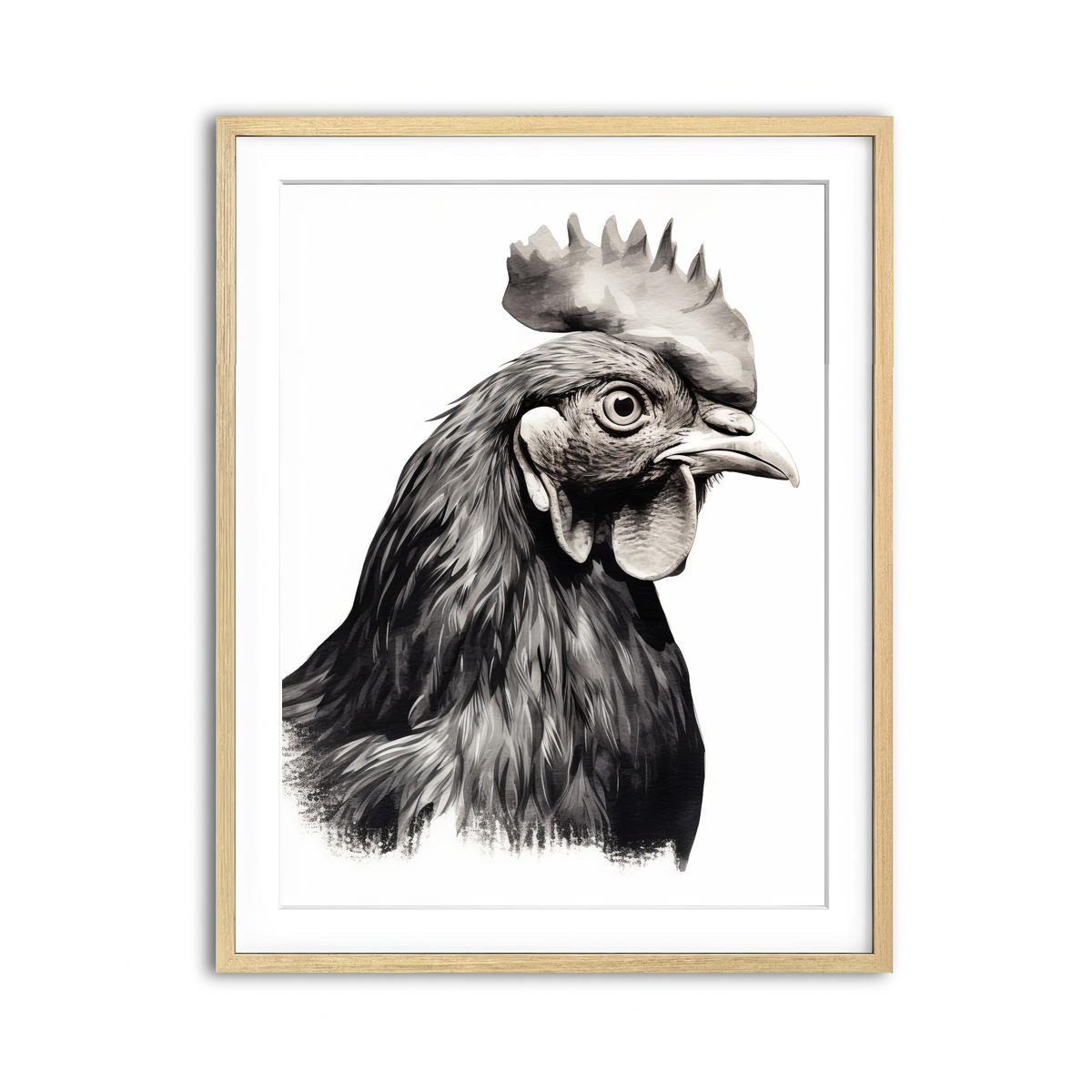 Framed Print 3x4 Natural