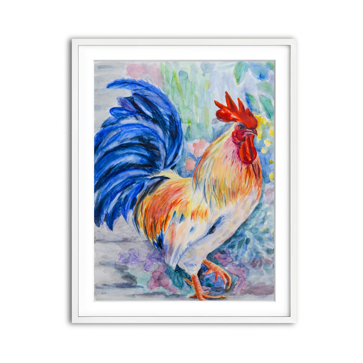 Framed Print 3x4 White