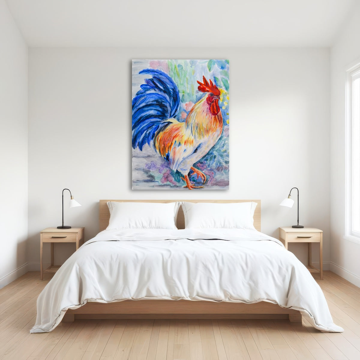 AUTO-MOCKUP ROOM | Rooster Painting