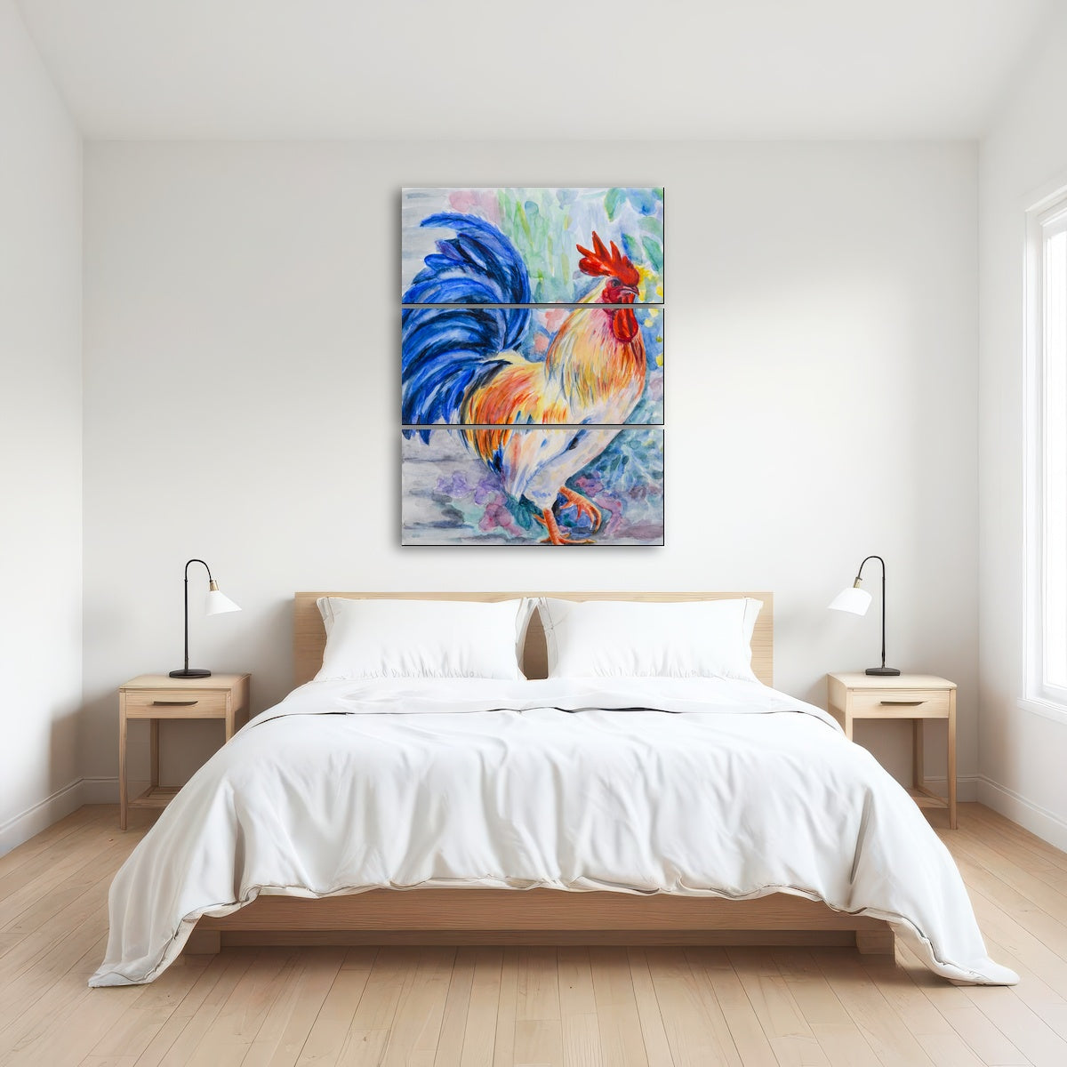 AUTO-MOCKUP ROOM | Rooster Painting