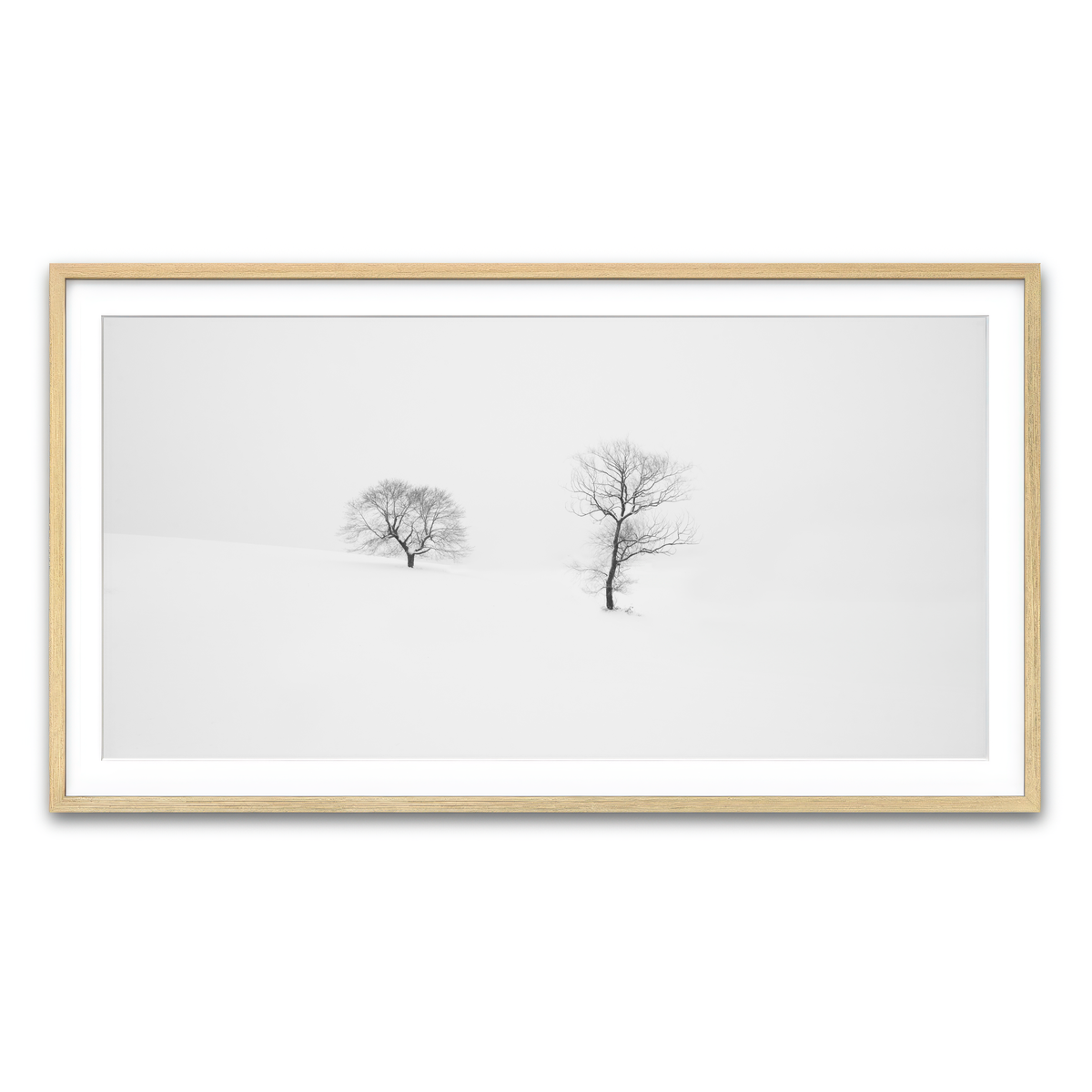 Framed Print 2x1 Natural