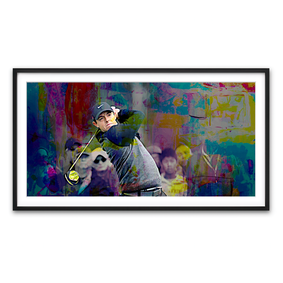 Framed Print 2x1 Black