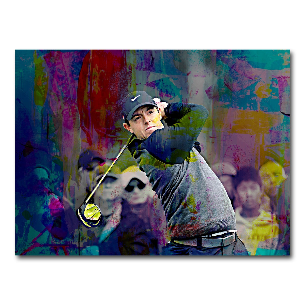 AUTO-MOCKUP WHITE | Rory McIlroy | 1 Piece | Gallery Wrap Canvas | group=4x3