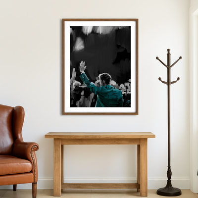 AUTO-MOCKUP ROOM | Rory Mcilroy Green Jacket Wall Art