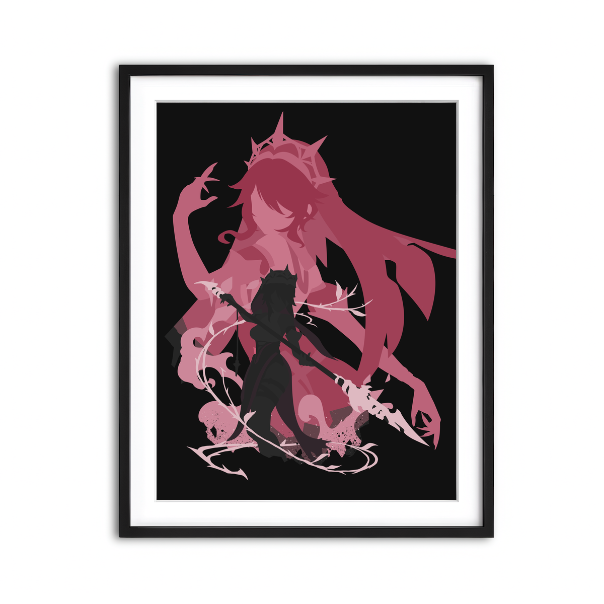 Framed Print 3x4 Black