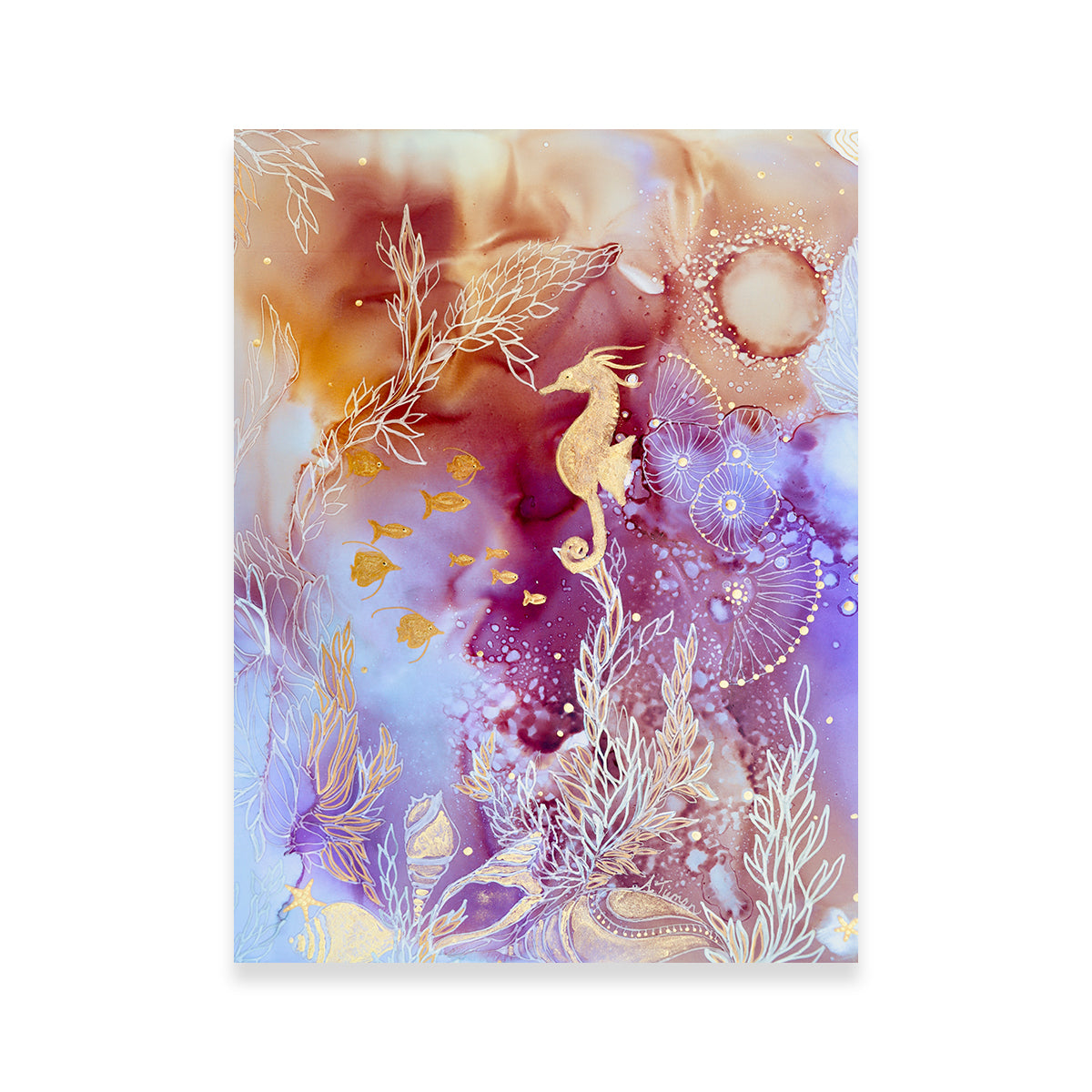 Rose Quartz Reef Wall Art