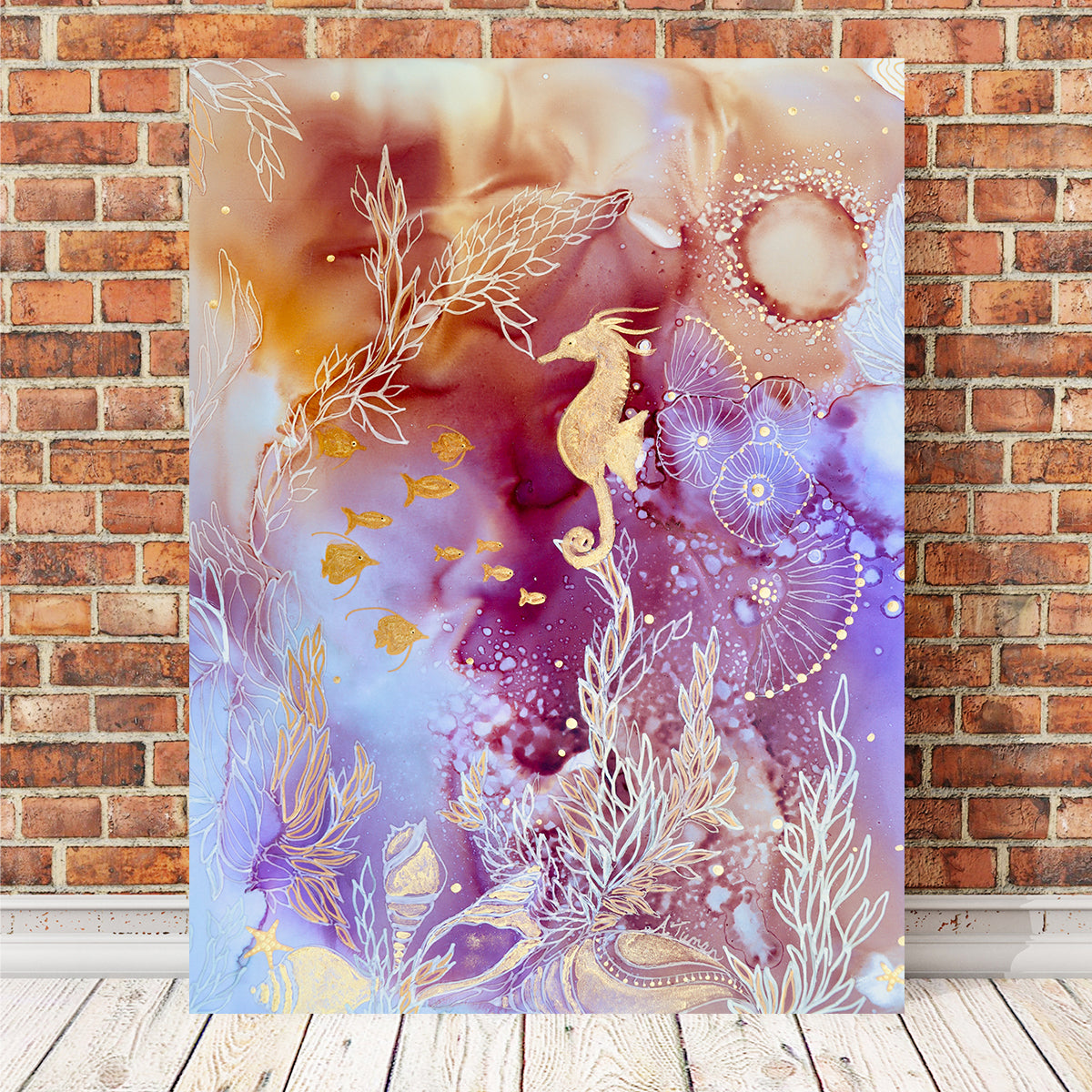 Rose Quartz Reef Wall Art