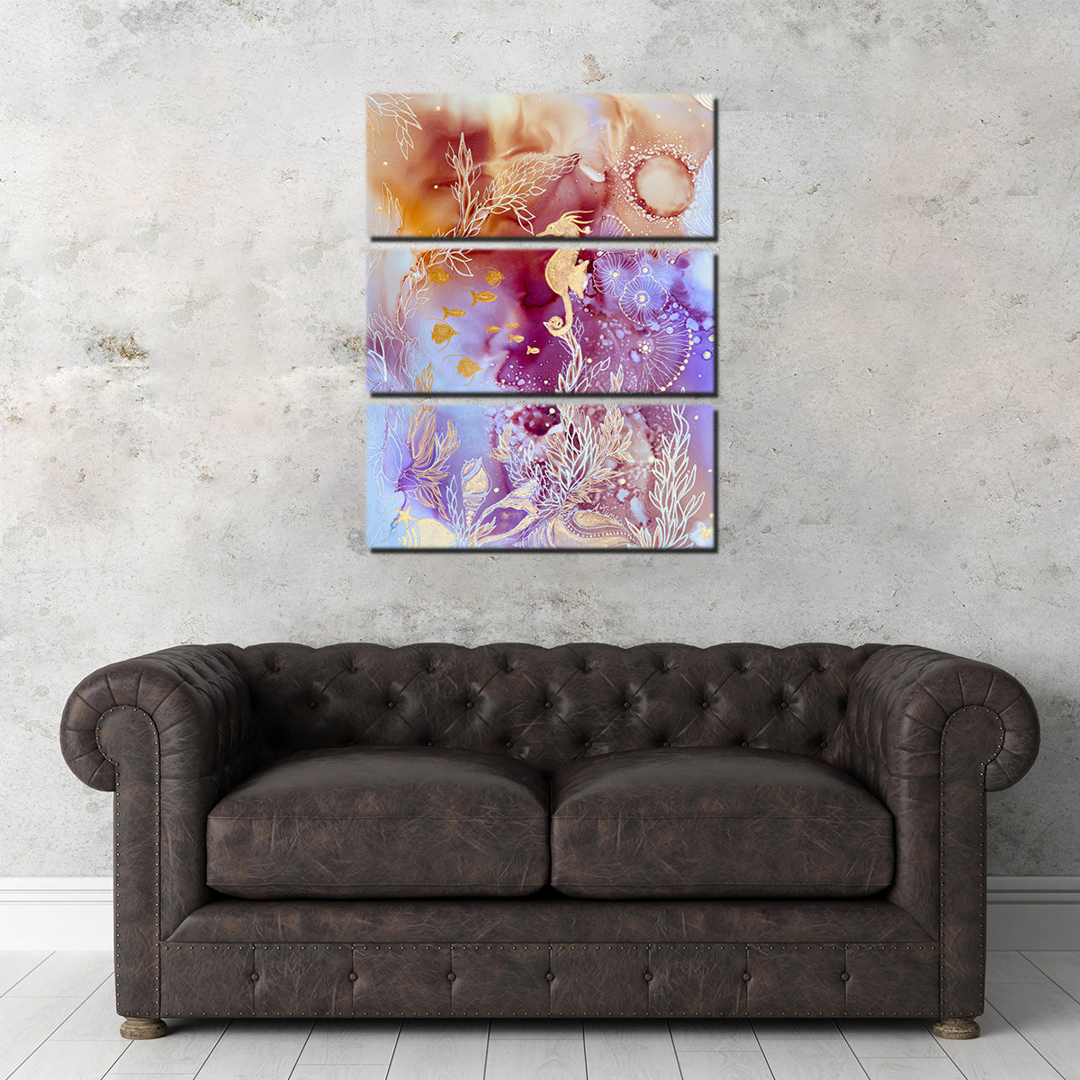 Rose Quartz Reef Wall Art