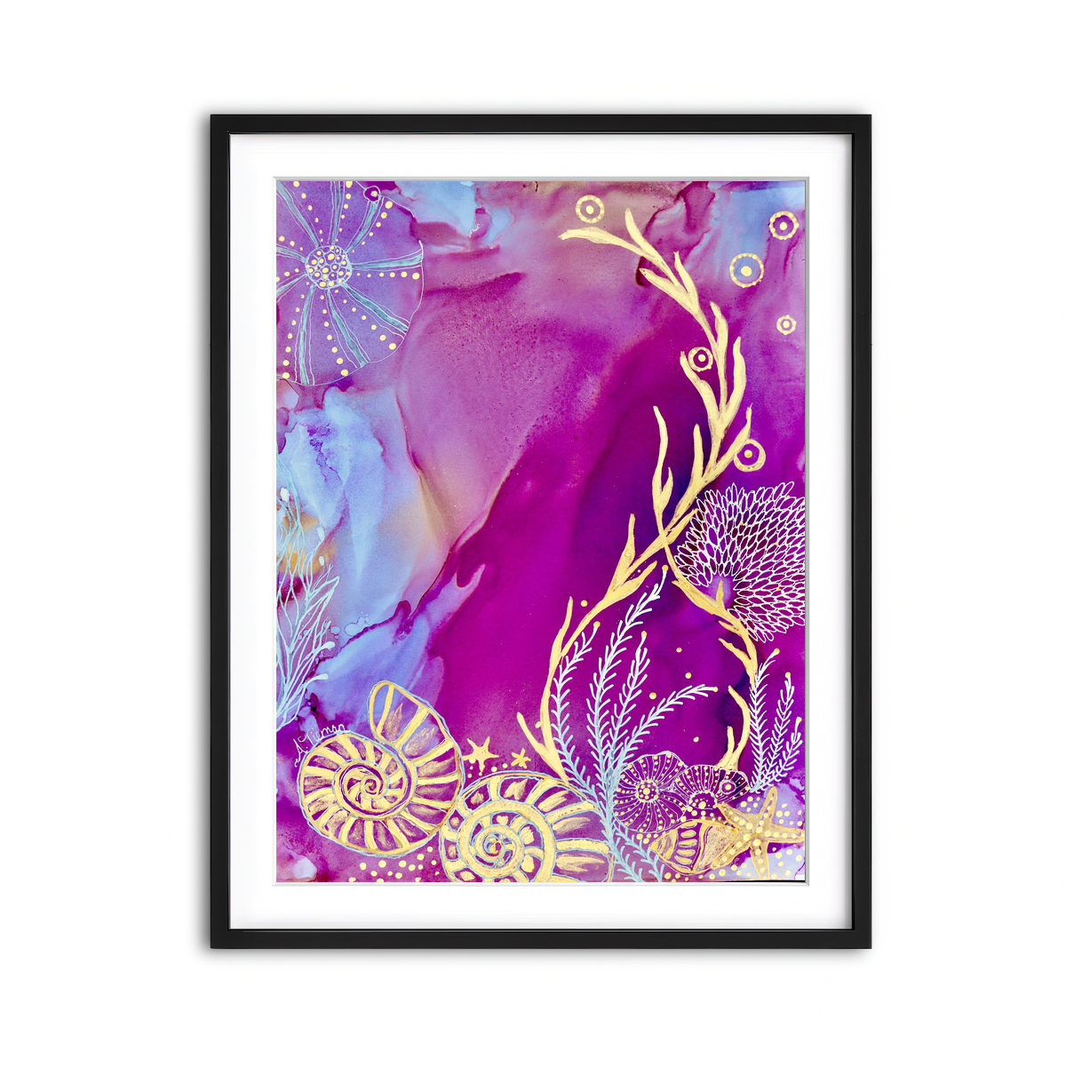 Framed Print 3x4 Black