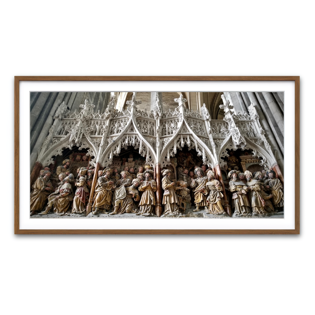 Framed Print 2x1 Walnut