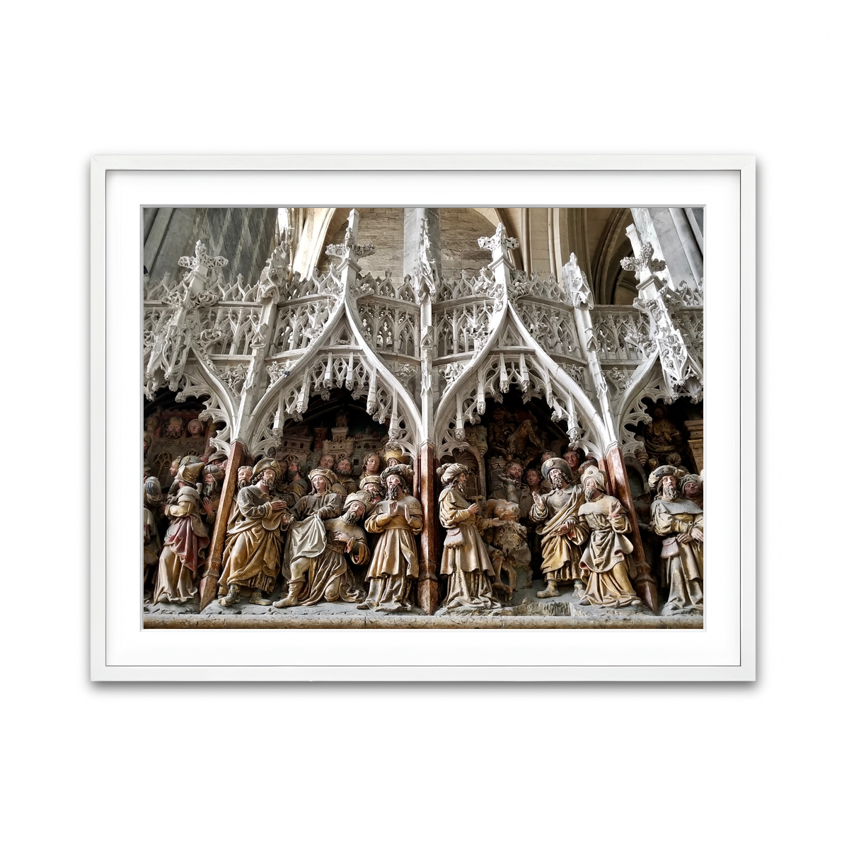 Framed Print 4x3 White