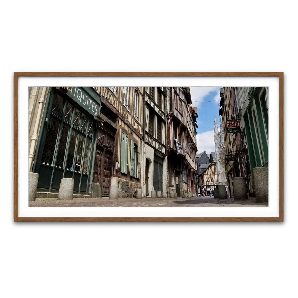 Framed Print 2x1 Walnut