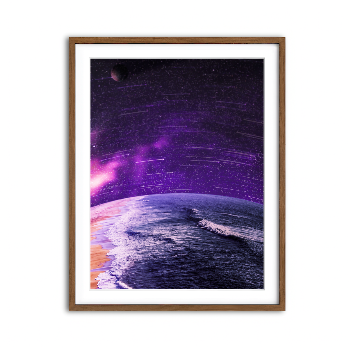 Framed Print 3x4 Walnut