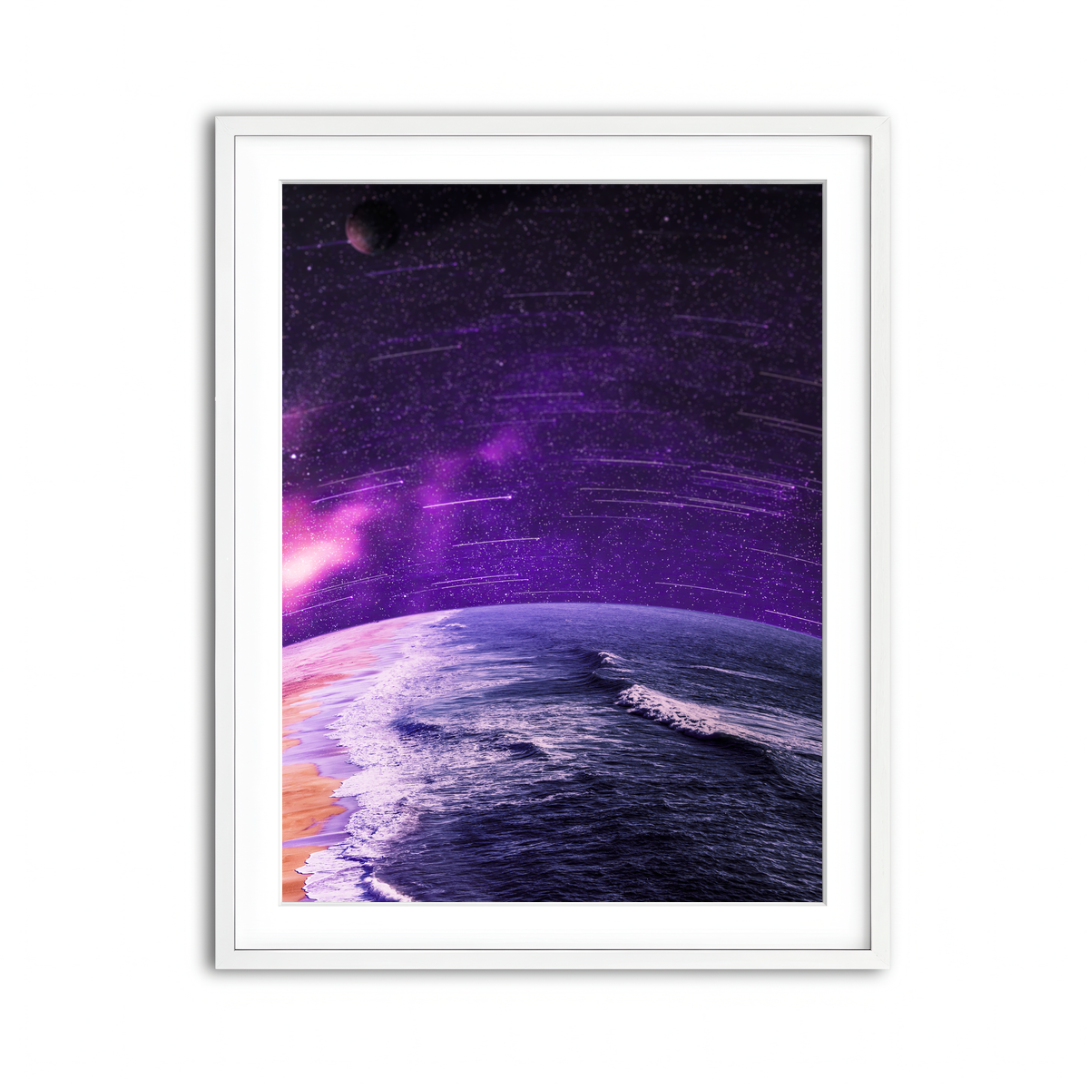 Framed Print 3x4 White