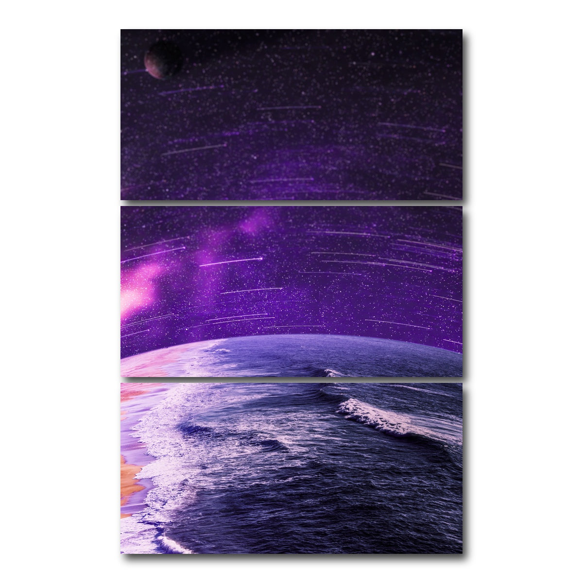 AUTO-MOCKUP WHITE | Round and round | 3 Piece | Gallery Wrap Canvas | group=12x24_stacked