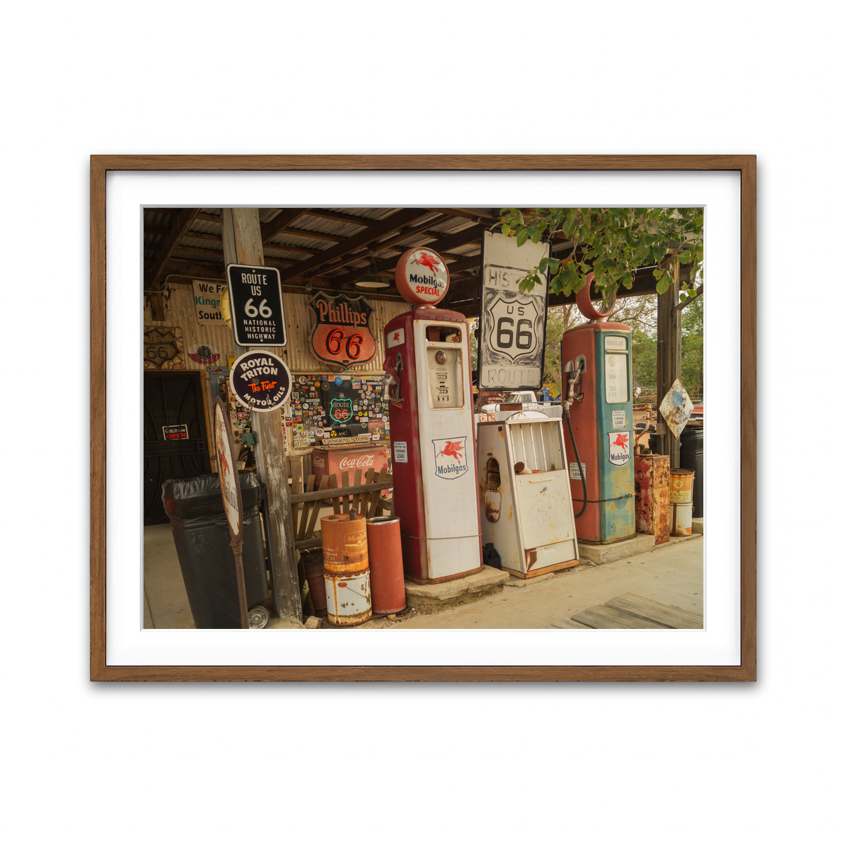 Framed Print 4x3 Walnut