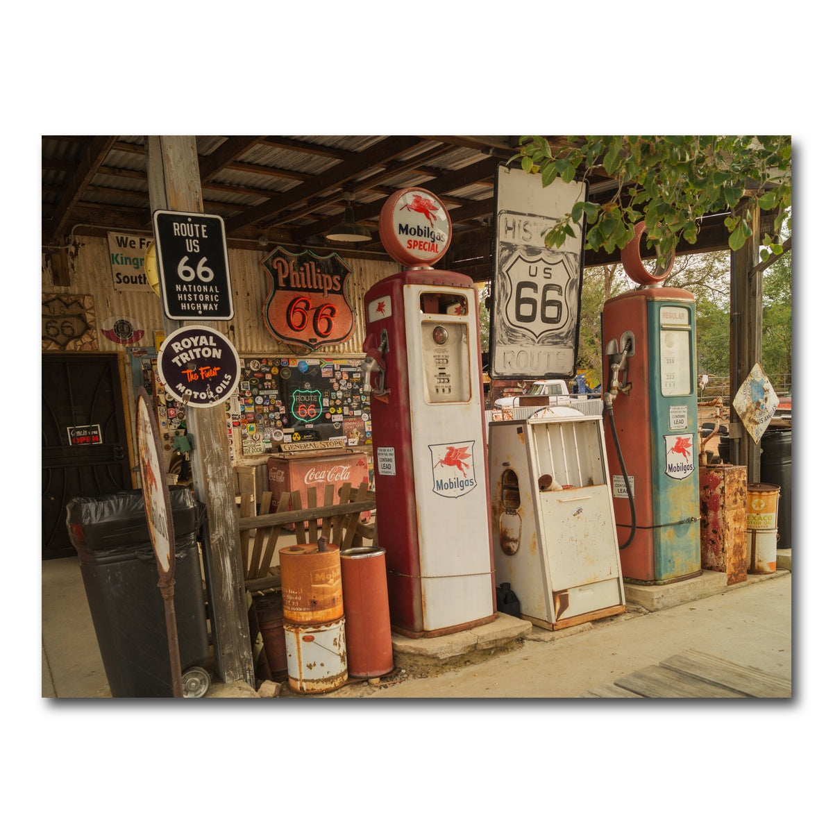 AUTO-MOCKUP WHITE | Route 66 in Arizona | 1 Piece | Gallery Wrap Canvas | group=4x3
