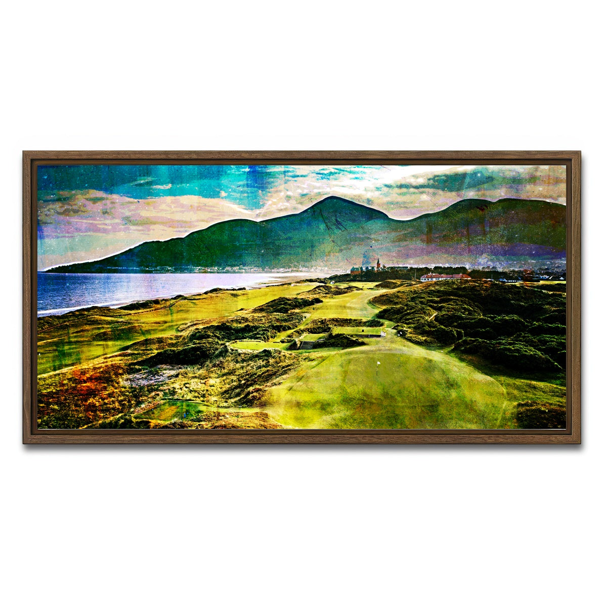 AUTO-MOCKUP WHITE | Royal County Down | 1 Piece | Walnut Framed Canvas | group=2x1