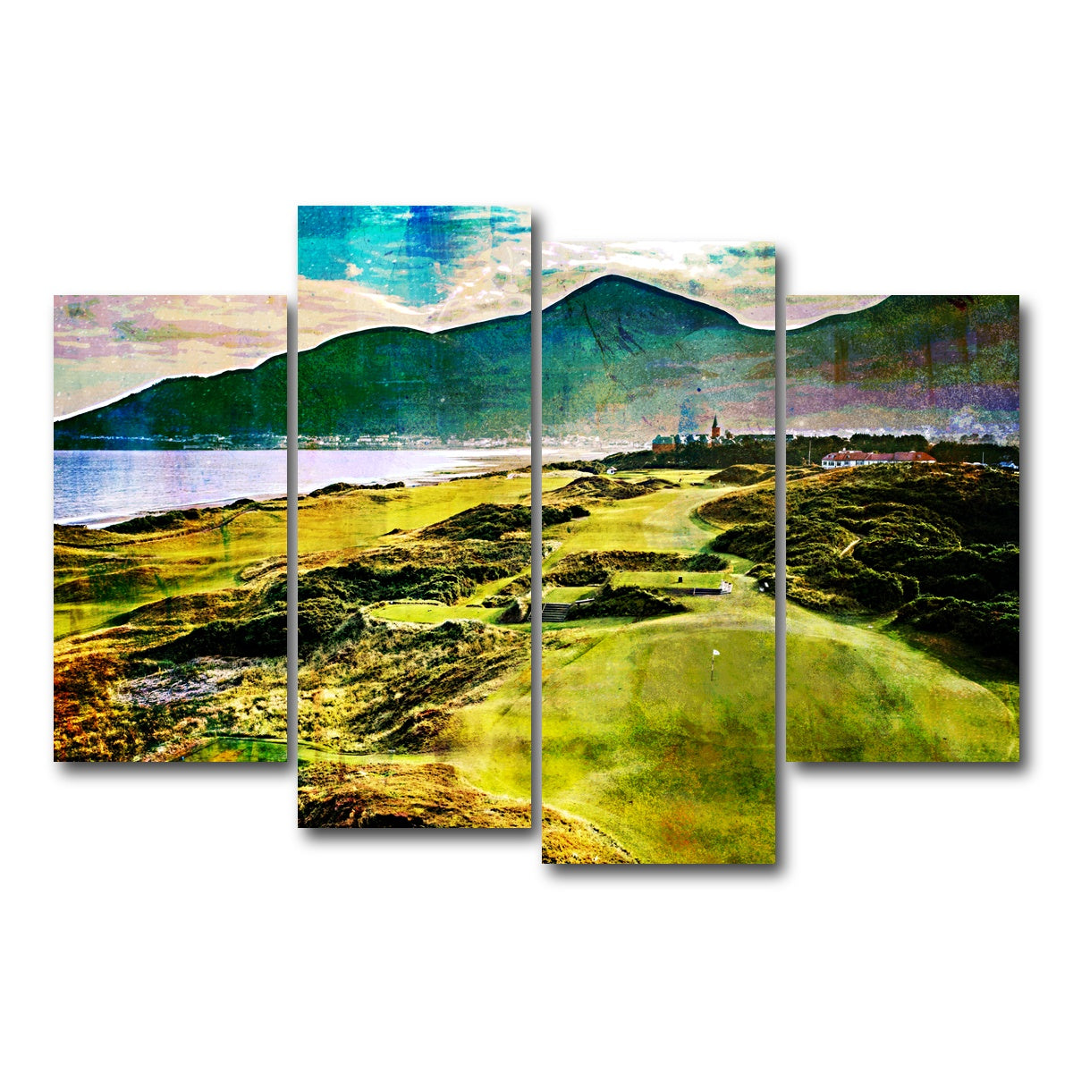 AUTO-MOCKUP WHITE | Royal County Down | 4 Piece | Gallery Wrap Canvas | group=4_short