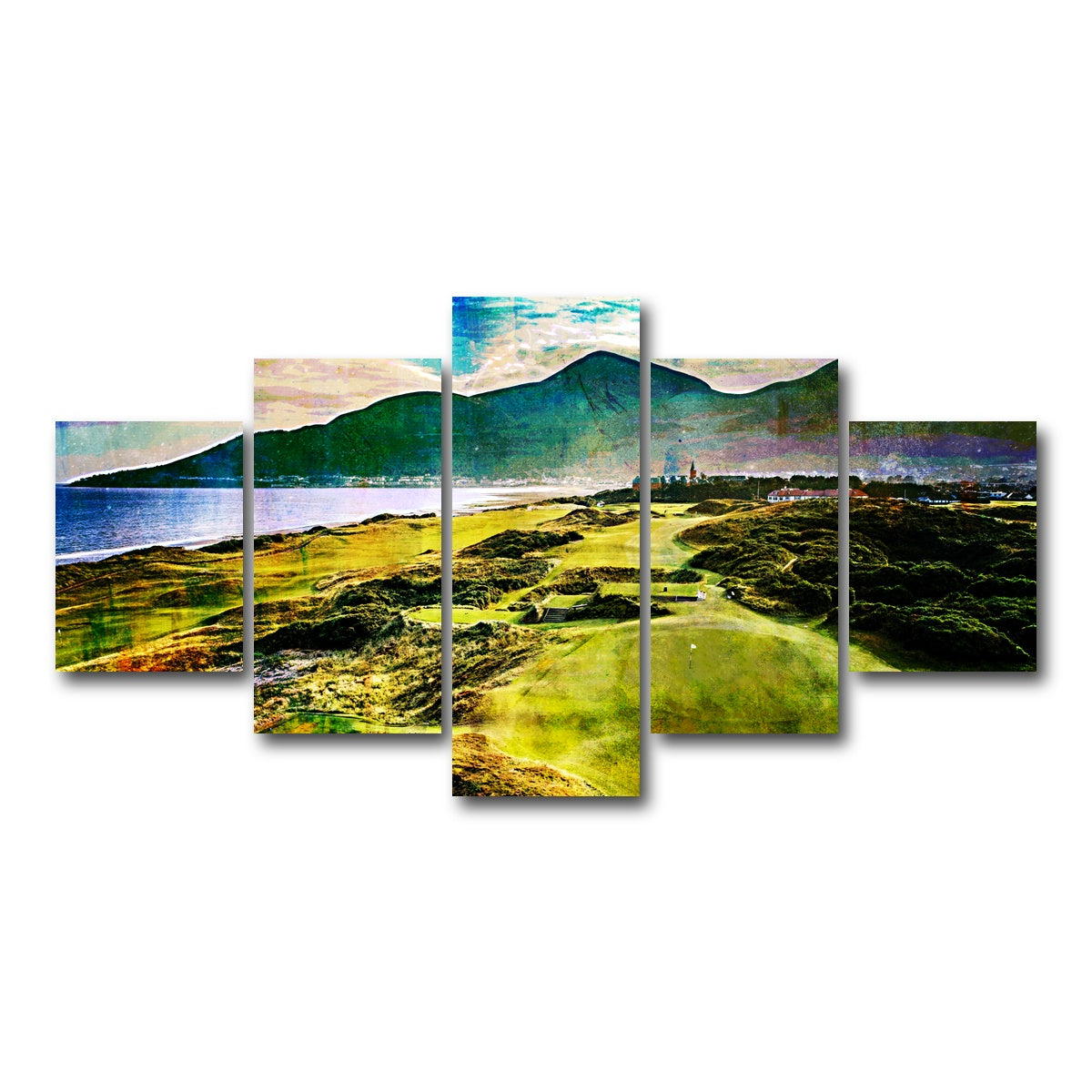 AUTO-MOCKUP WHITE | Royal County Down | 5 Piece | Gallery Wrap Canvas | group=5_short