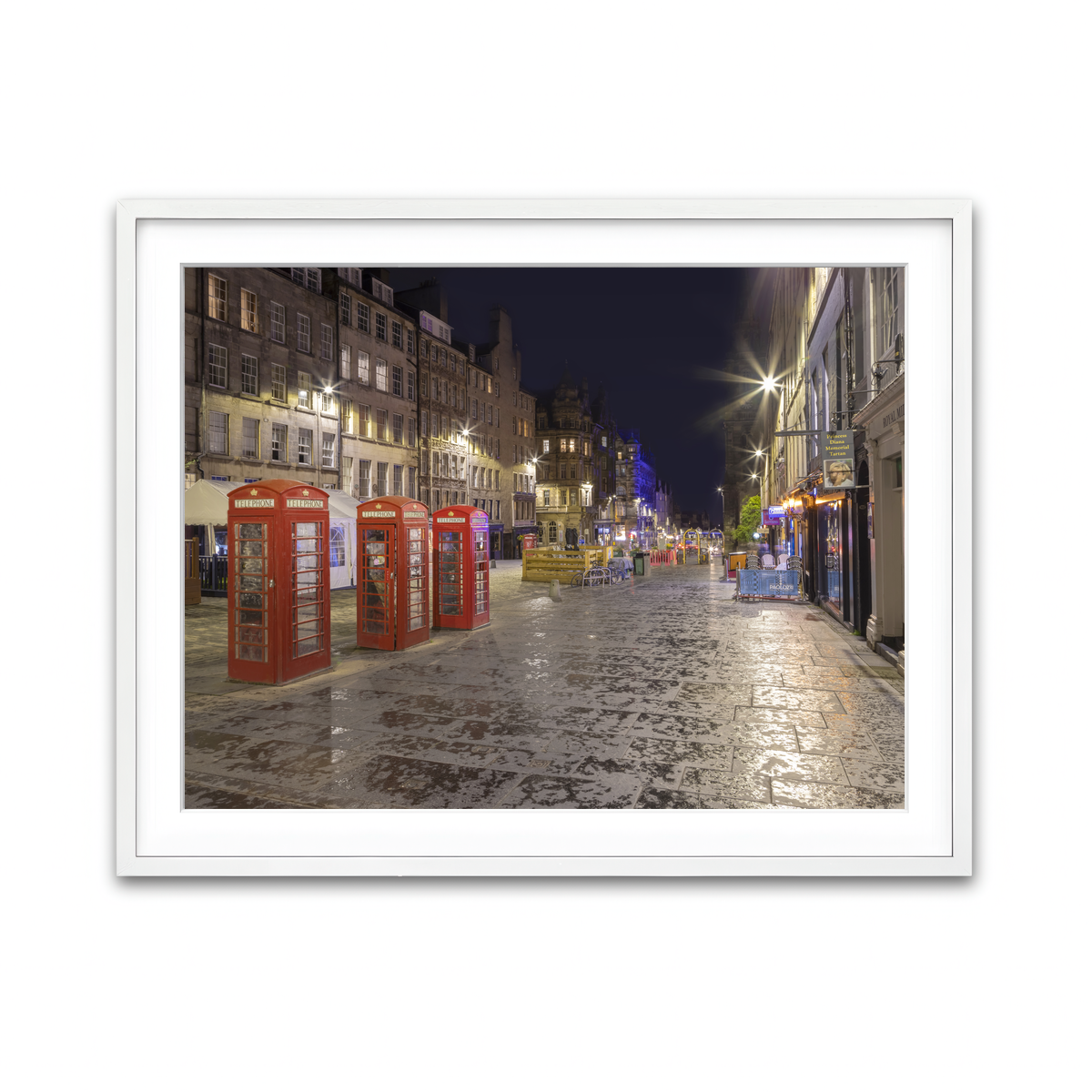Framed Print 4x3 White