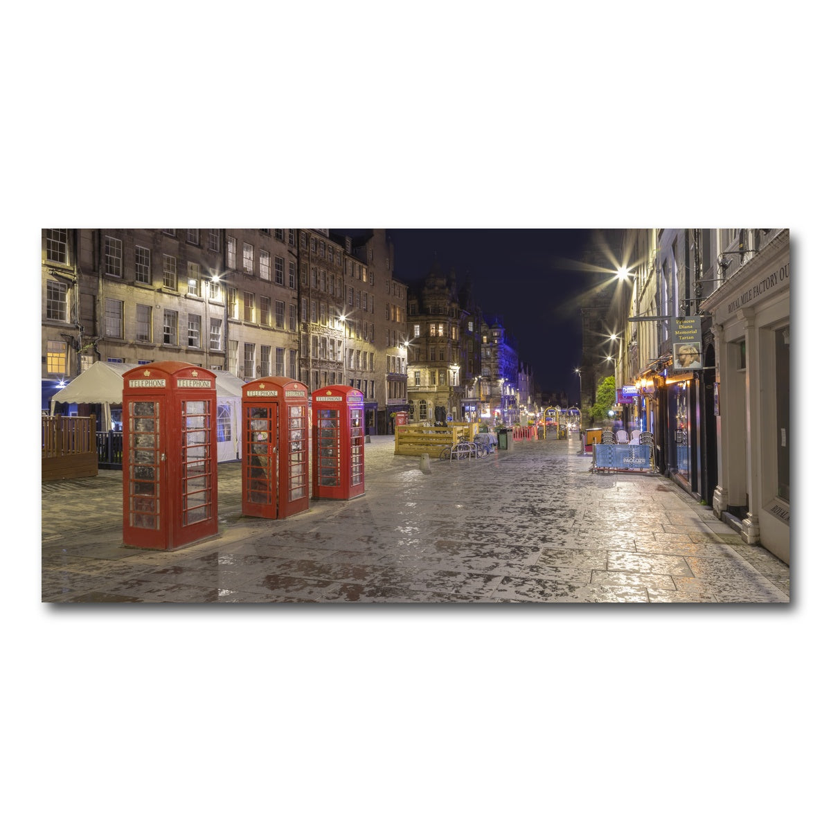 AUTO-MOCKUP WHITE | Royal Mile in Edinburgh | 1 Piece | Gallery Wrap Canvas | group=2x1