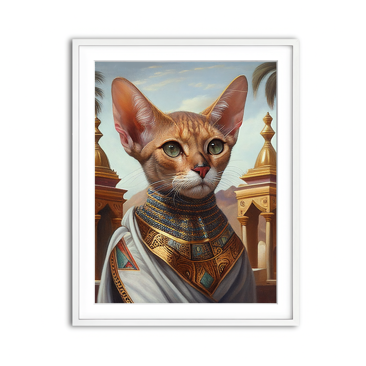 Framed Print 3x4 White